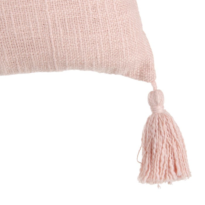 Cojin Cuadrado Pompones