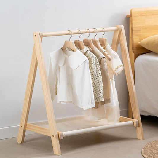 Perchero para niños montessori