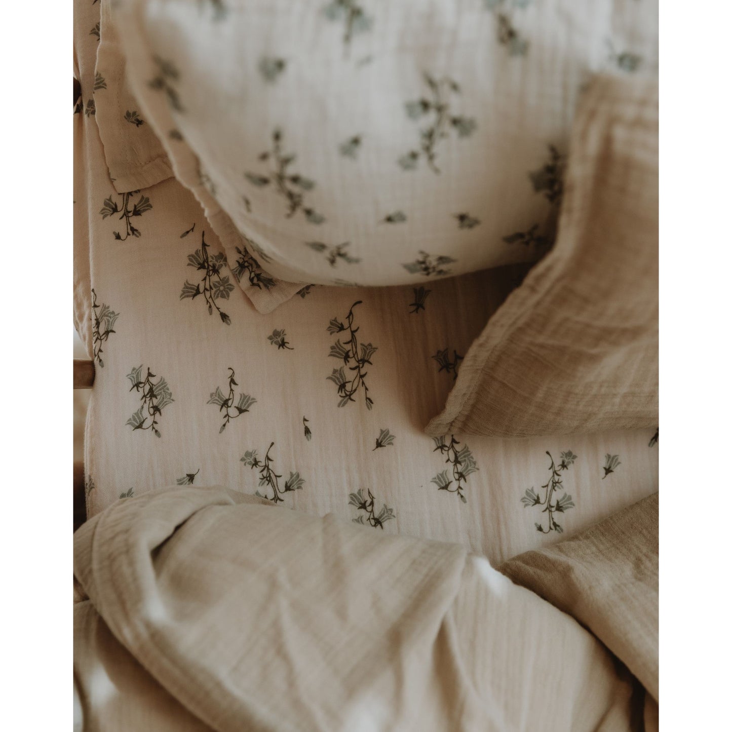 Funda de almohada muselina 50x70 cm - Bluebell
