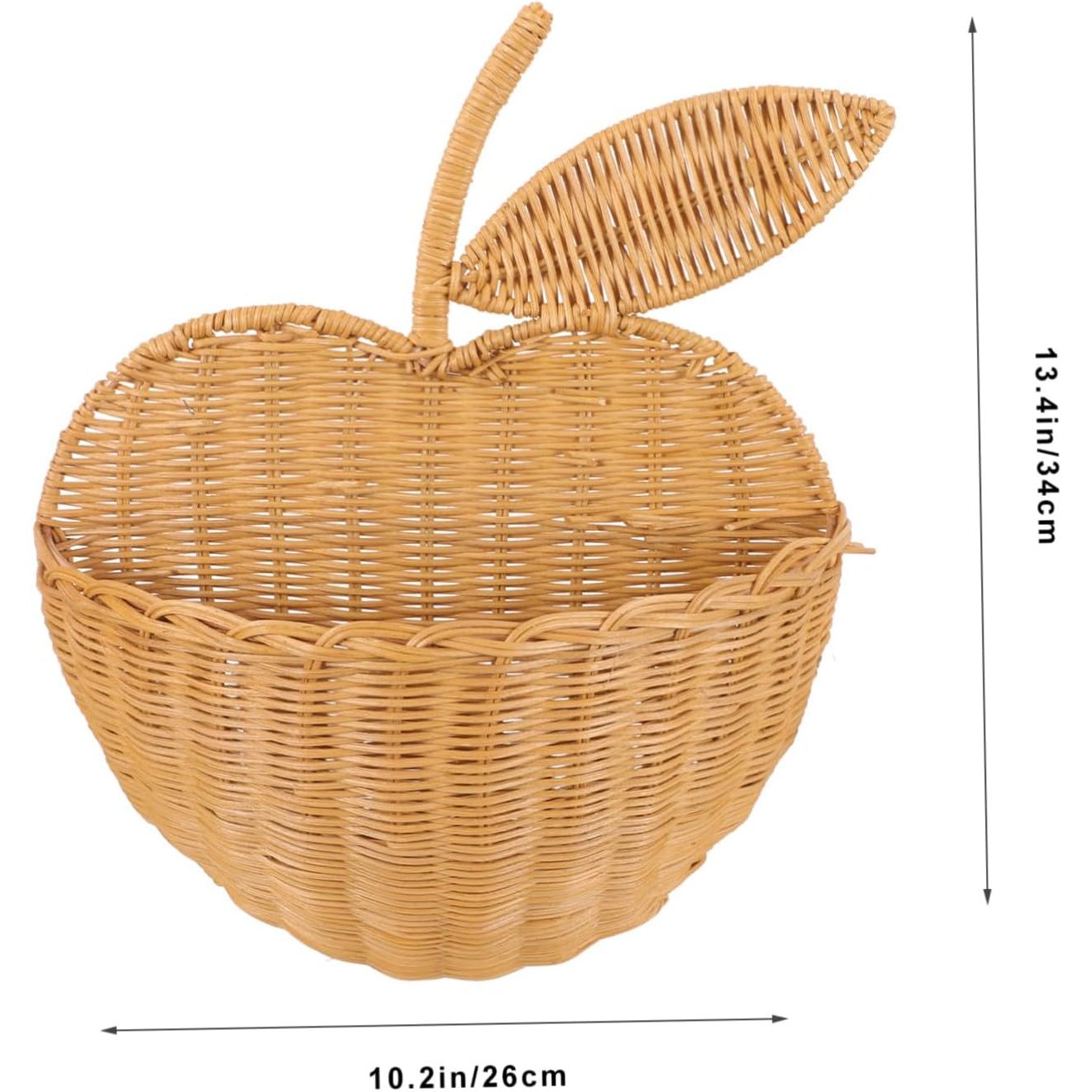 Canasto pared mimbre - Apple