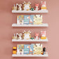 Set de 4 repisas / librero scalloped