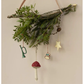 Mushroom ornament - Red