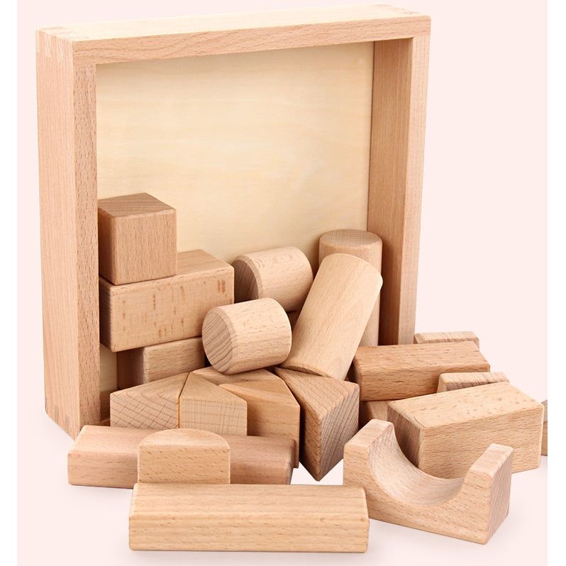 Bloques de madera - 22pcs