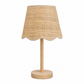 Lampara sobremesa Ana scalloped