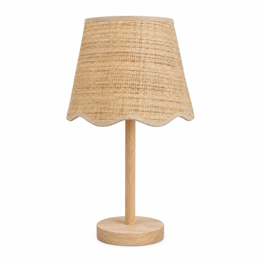 Lampara sobremesa Ana scalloped