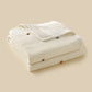 Manta Tejida colors dots - White