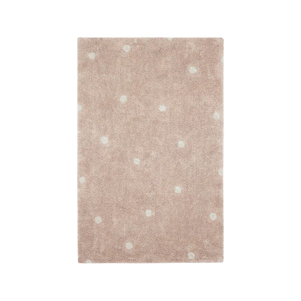 Alfombra lavable - Mini dot Rose