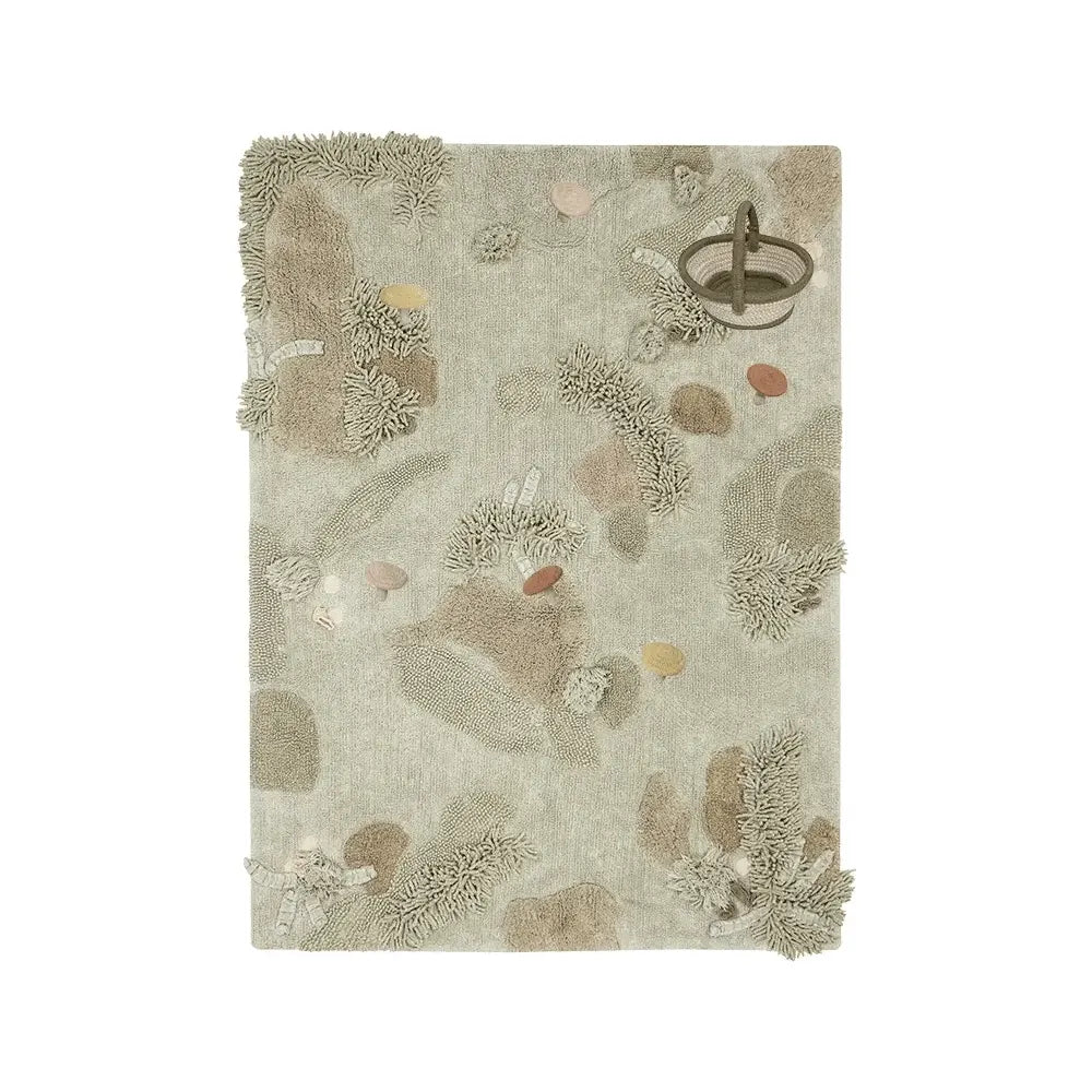 Alfombra de juego lavable - Mushroom Forest (120 x 160 cm)