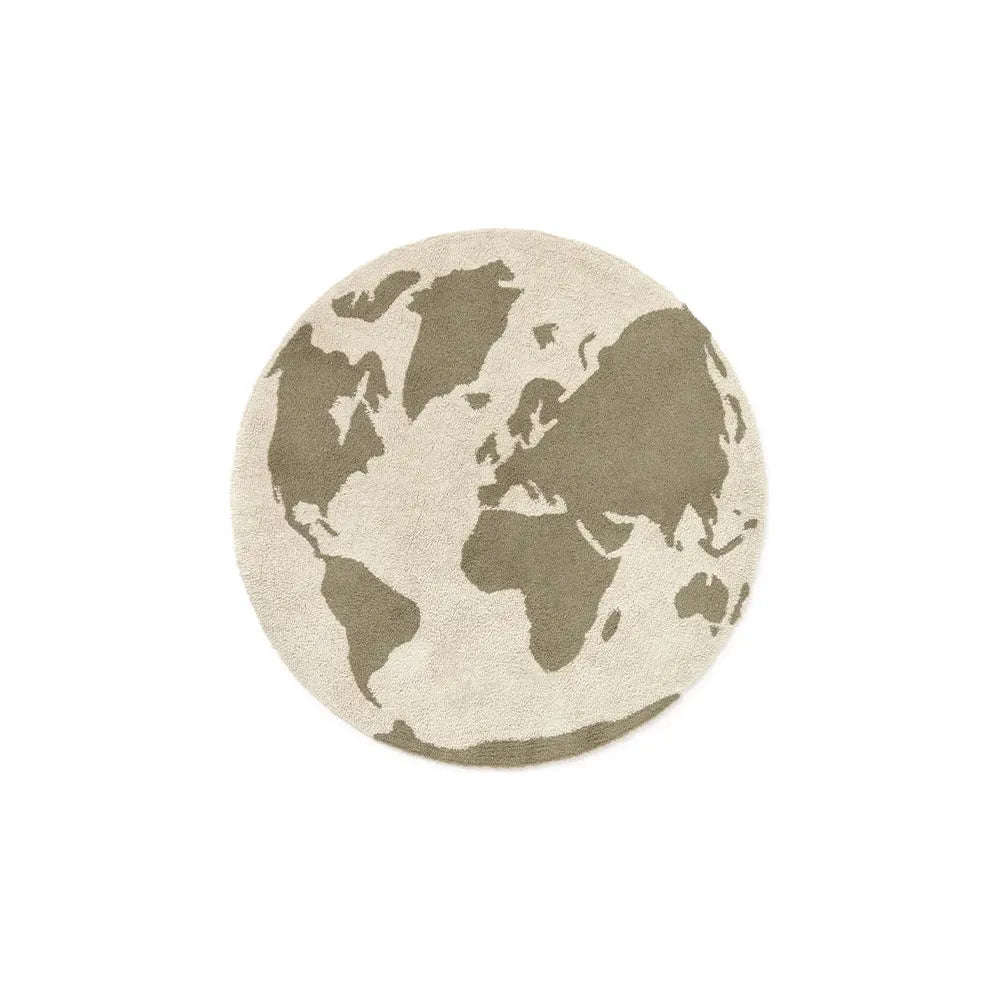 Alfombra lavable Worldmap rugcycled