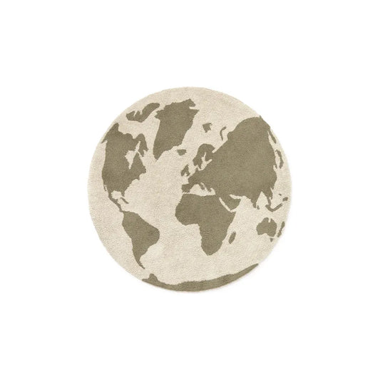 Alfombra lavable Worldmap rugcycled