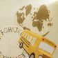 Alfombra lavable Worldmap rugcycled