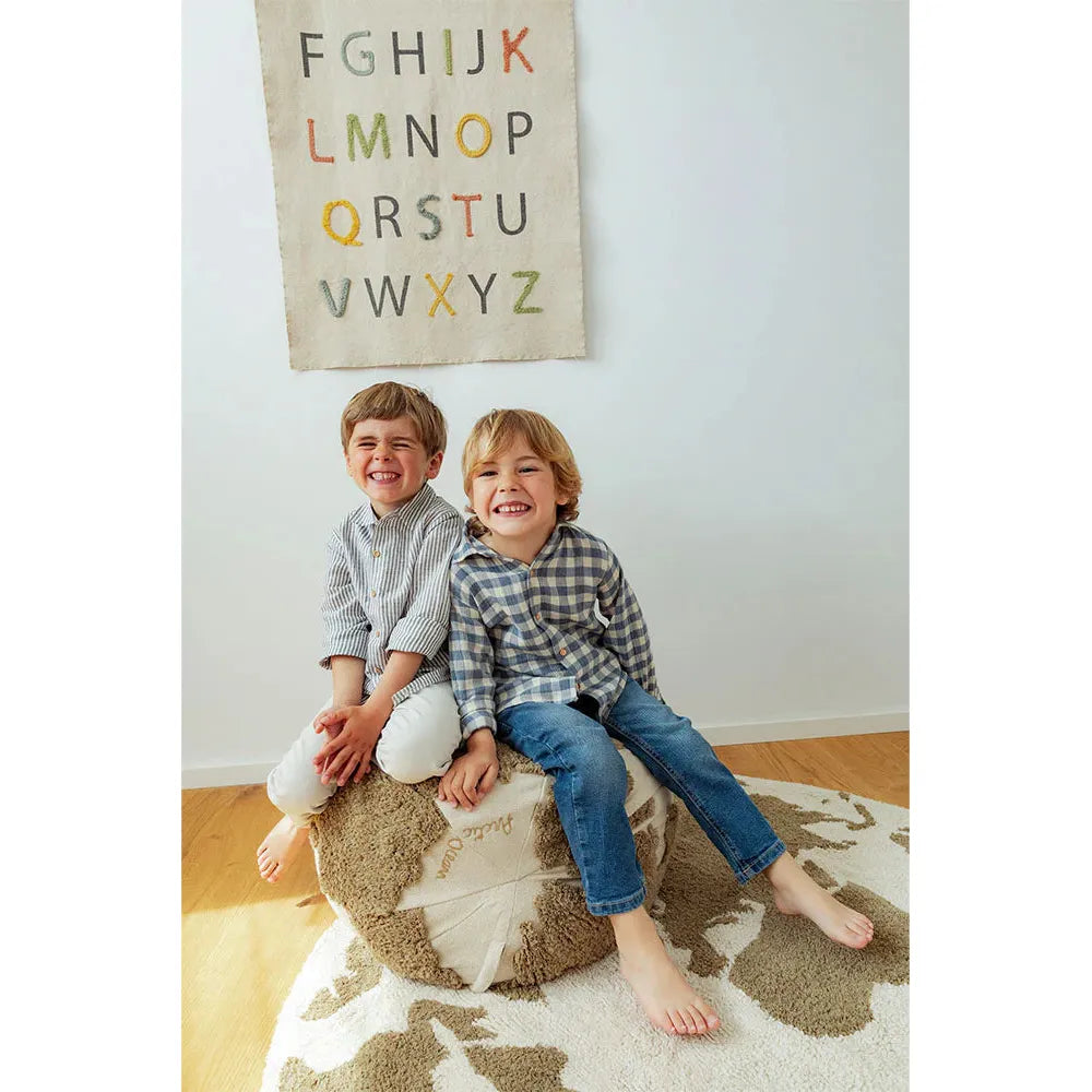 Alfombra lavable Worldmap rugcycled
