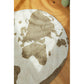 Alfombra lavable Worldmap rugcycled
