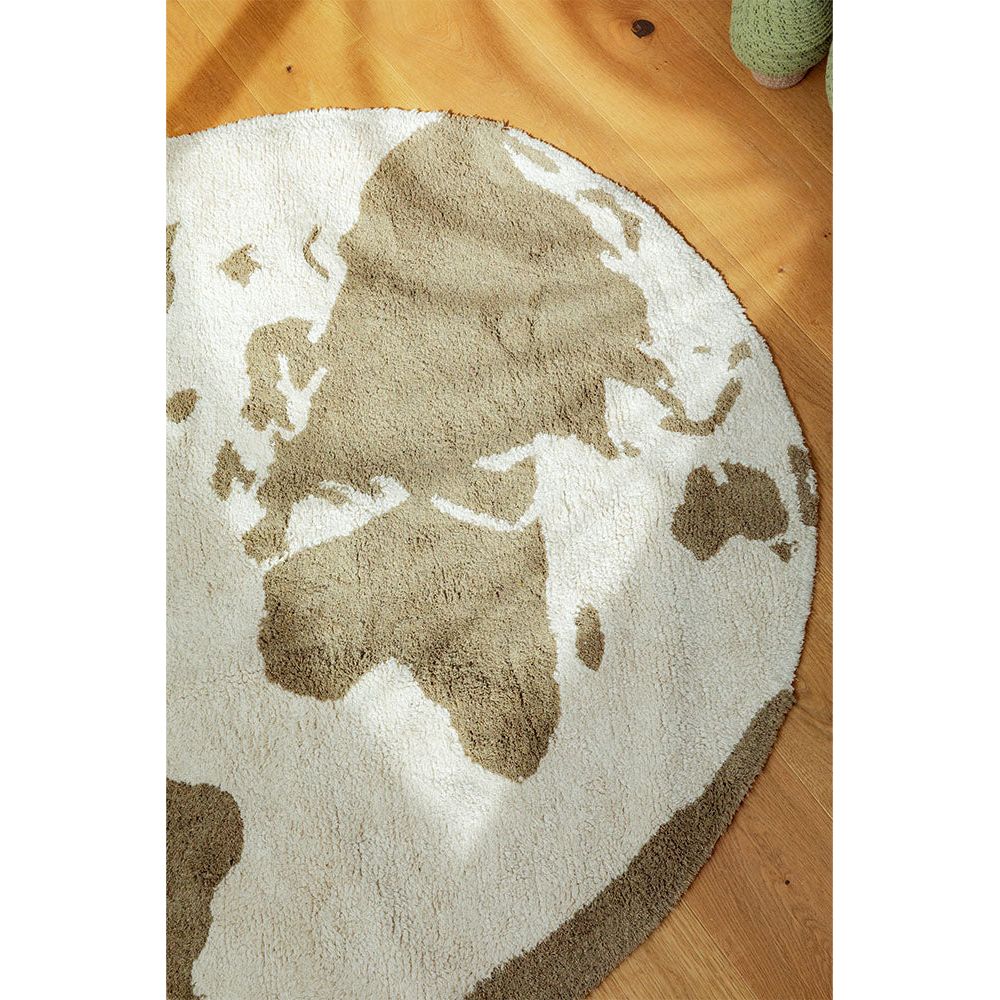 Alfombra lavable Worldmap rugcycled