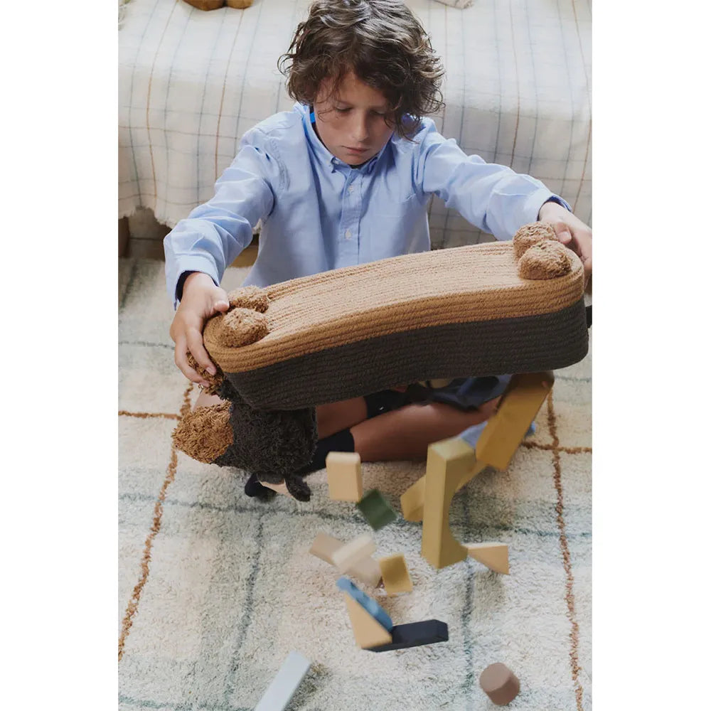 Alfombra lavable Tartan - Blue sage