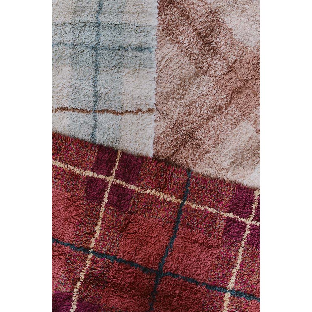 Alfombra lavable Tartan - Rose