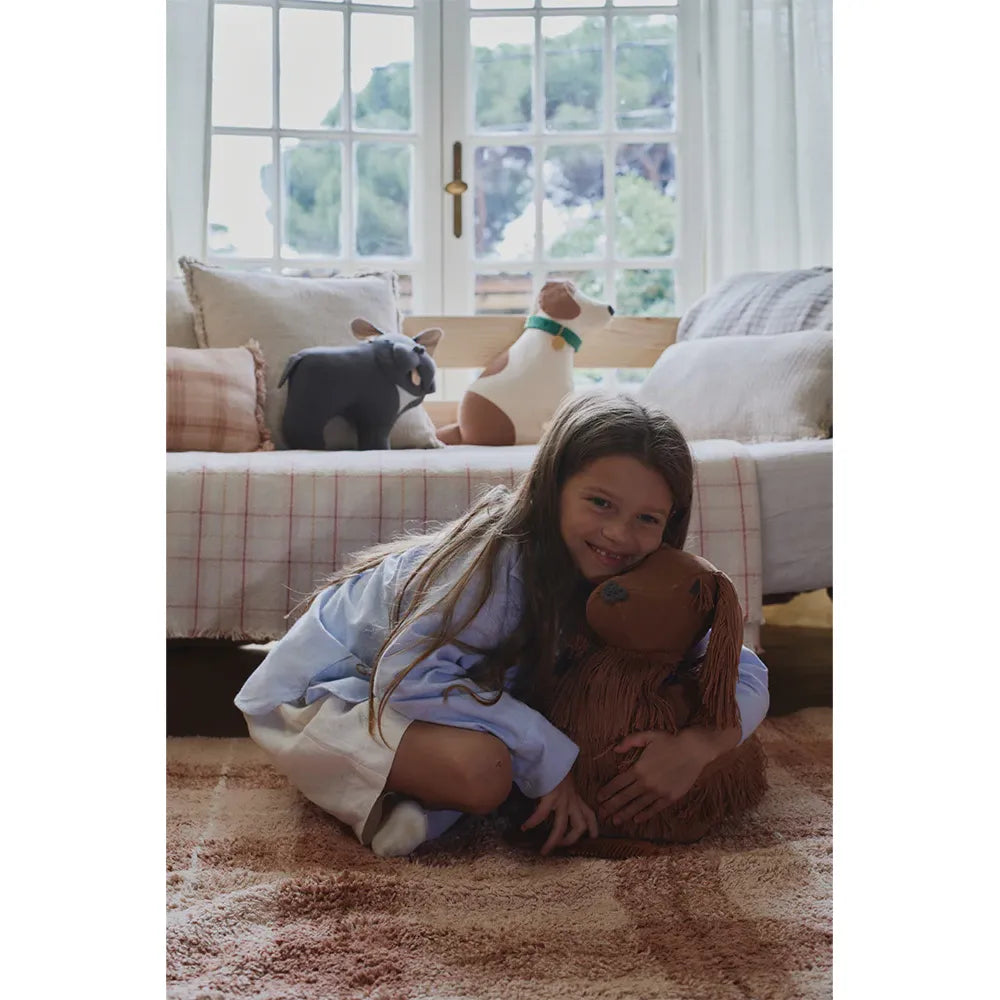 Alfombra lavable Tartan - Rose