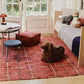 Alfombra lavable Tartan - Vintage red