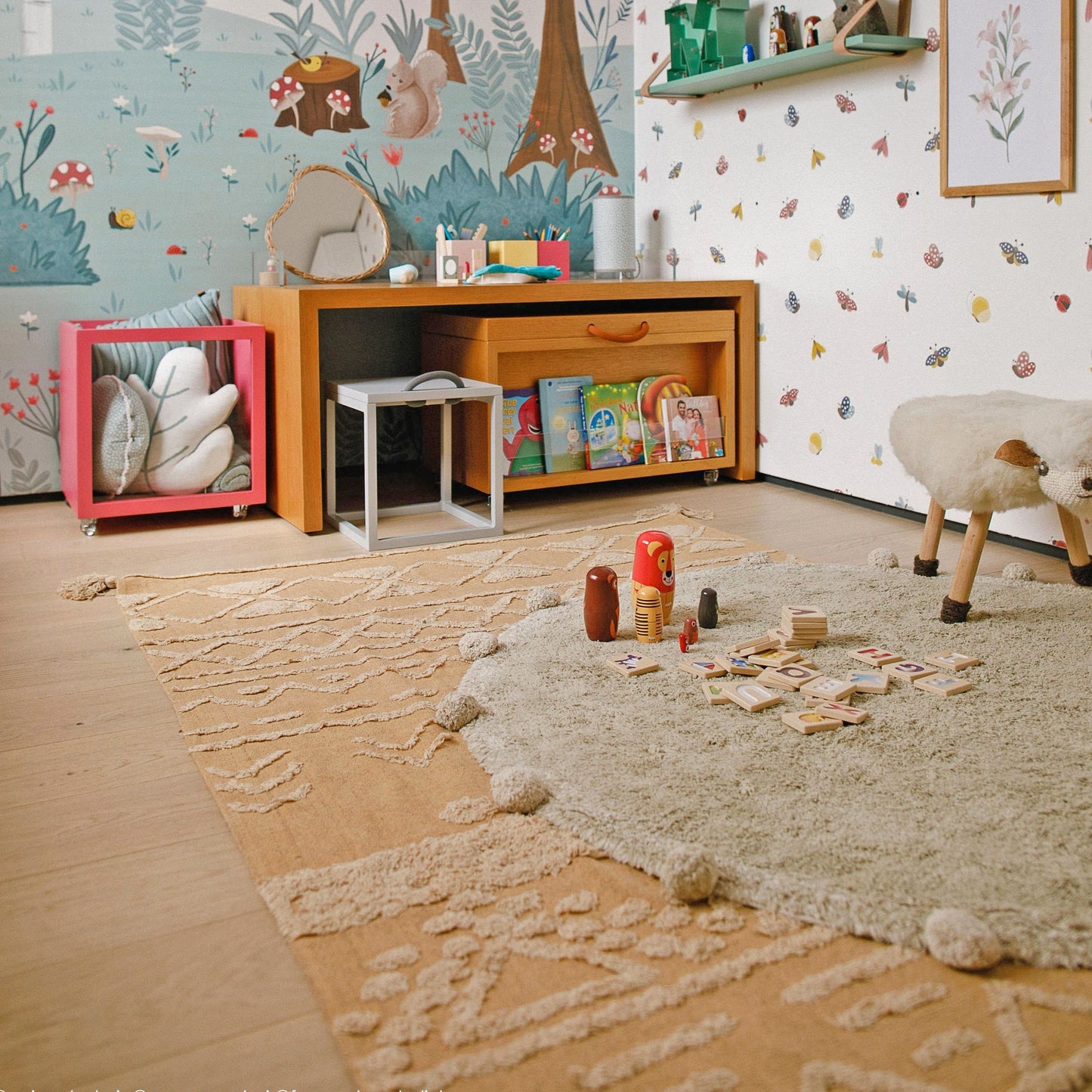 Alfombra lavable tribu - Honey