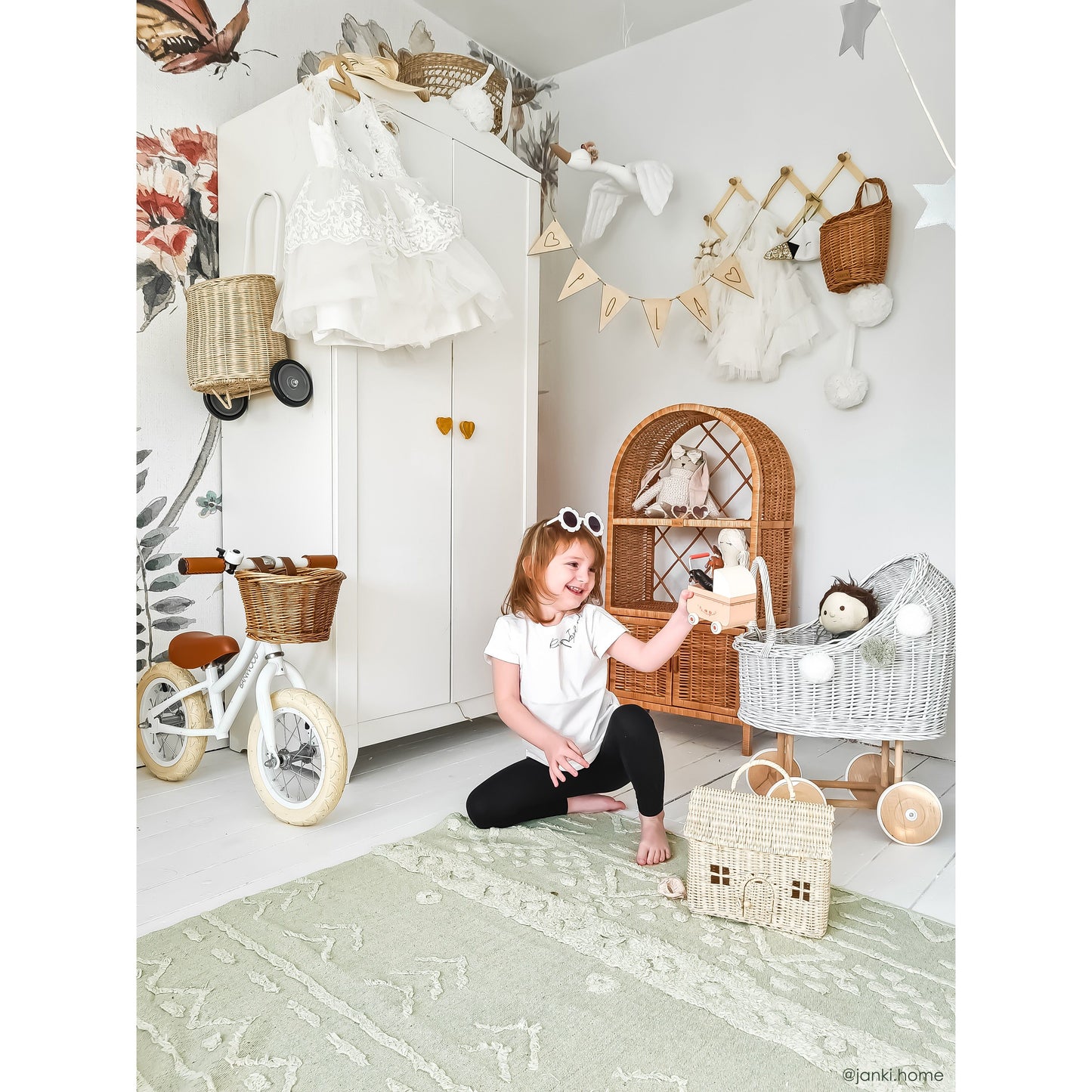 PRE-VENTA Alfombra lavable tribu - Olive