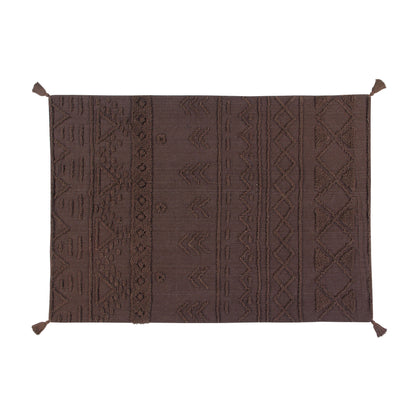 Alfombra lavable tribu - Brown