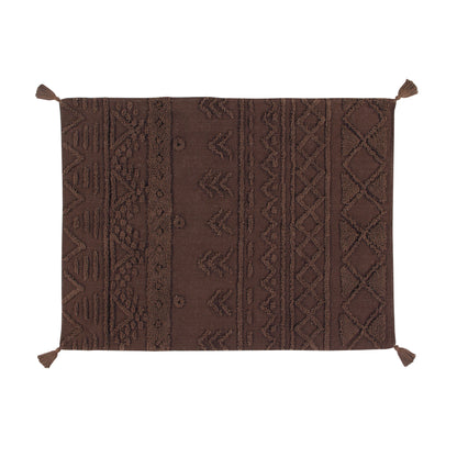 Alfombra lavable tribu - Brown