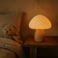 Lámpara sobremesa wooden mushroom