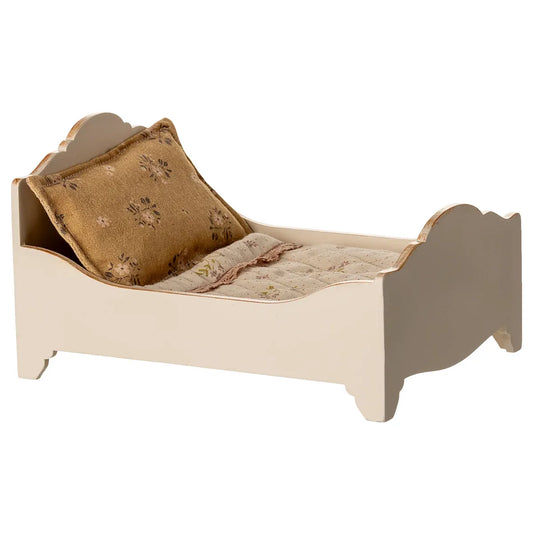 Cama para ratoncitos madera - Off white
