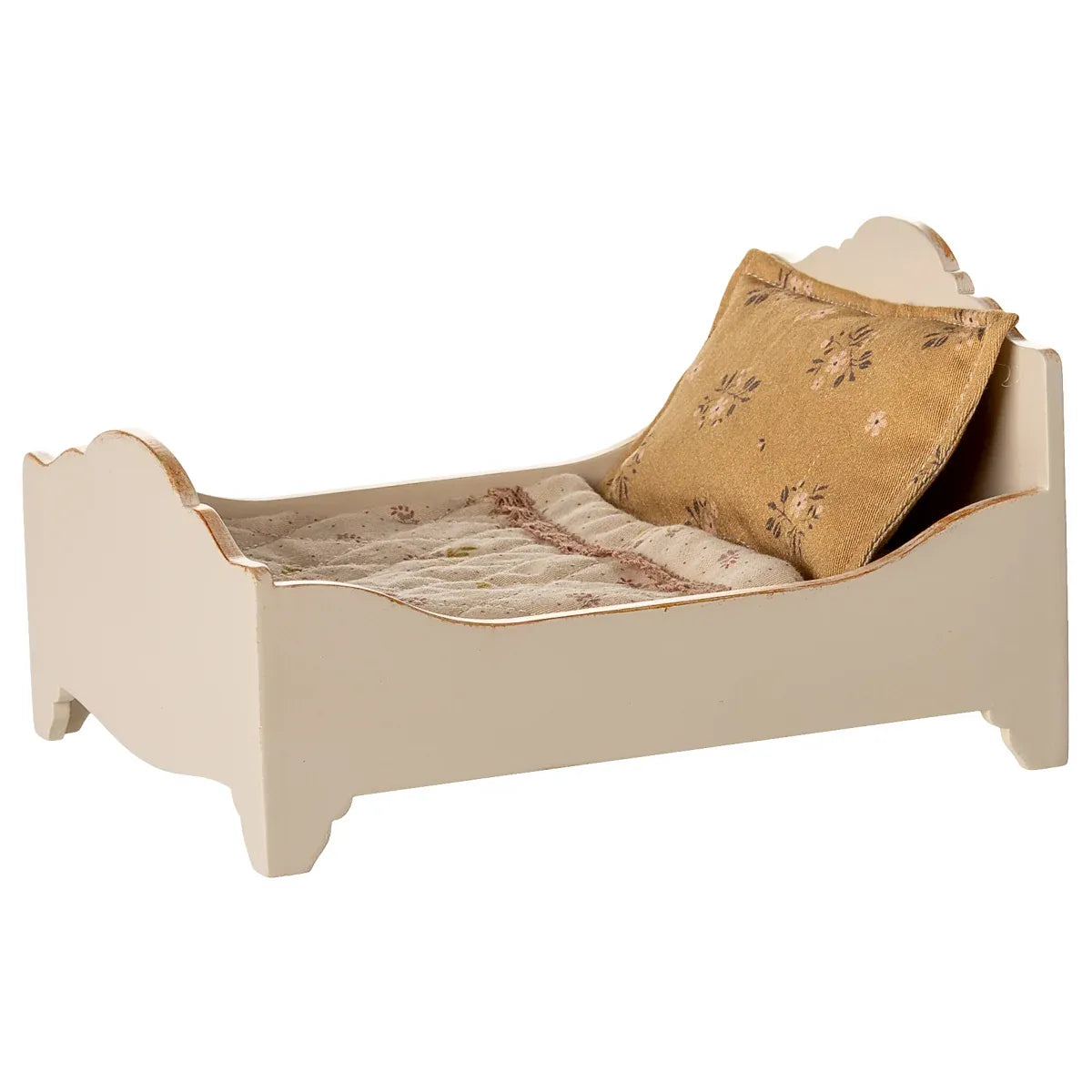 Cama para ratoncitos madera - Off white