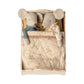 Cama para ratoncitos madera - Off white