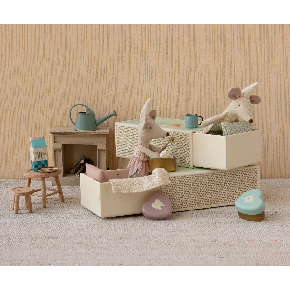 Ratoncito - Tooth fairy mouse, Little sister in matchbox