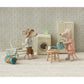 Ratoncito - Big sister mouse in matchbox con imanes