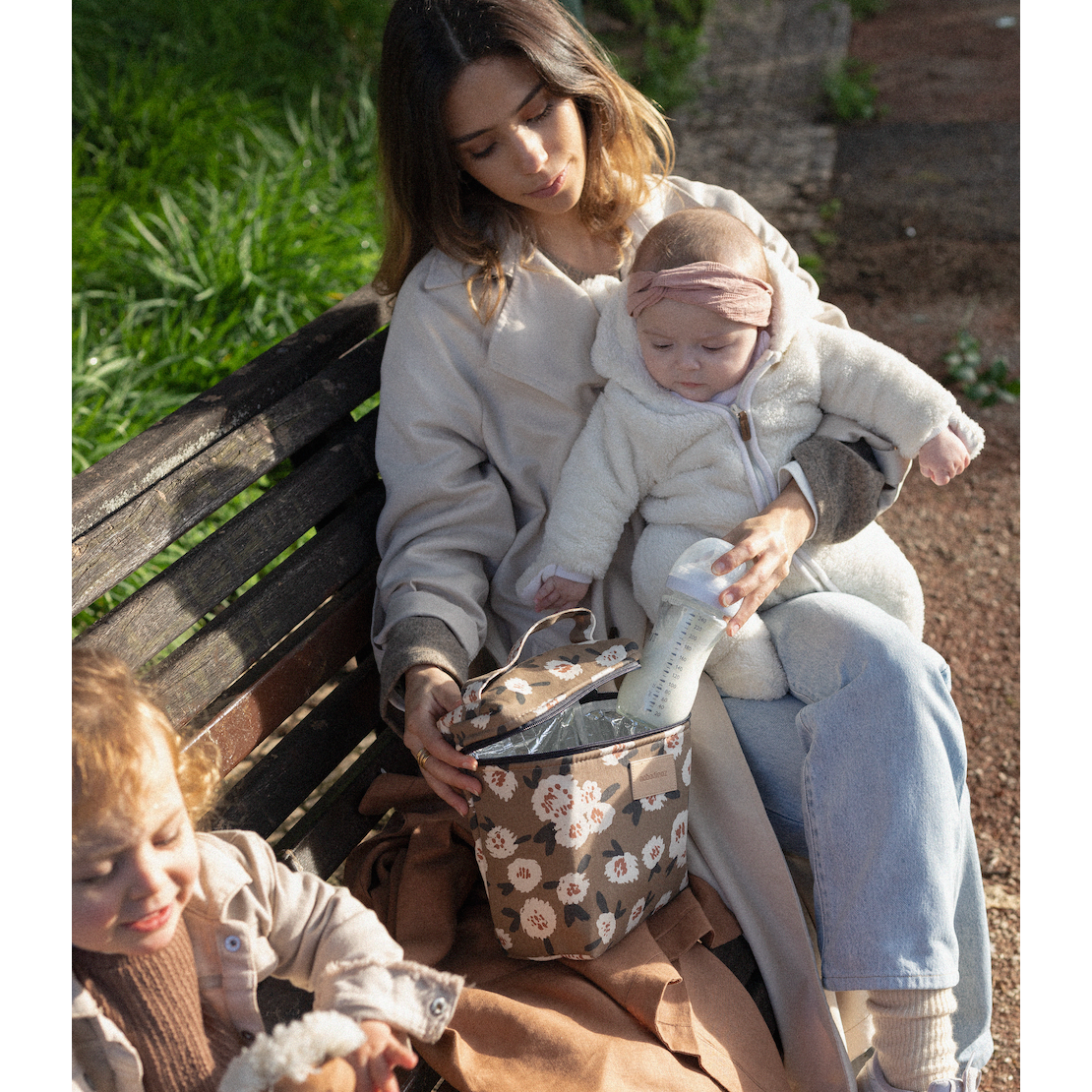Bolsa Isotérmica Hyde Park para almuerzo y mamaderas - Camellia