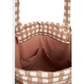 Tote bag Hyde Park - Terracota Checks
