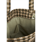 Tote bag Hyde Park - Green Checks