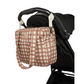 Bolso cambiador impermeable apto para coche Hyde Park - Terracota Checks
