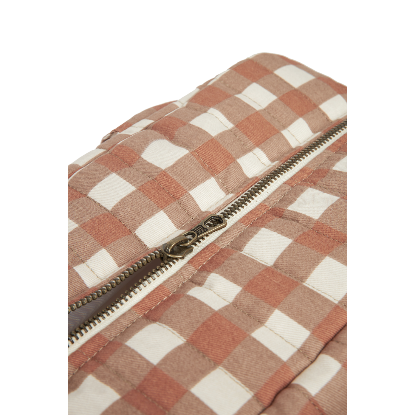 Bolso cambiador impermeable apto para coche Hyde Park - Terracota Checks