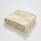 Manta tejida Stitching - White