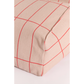 Pouf sillón vibes - Pink red grid
