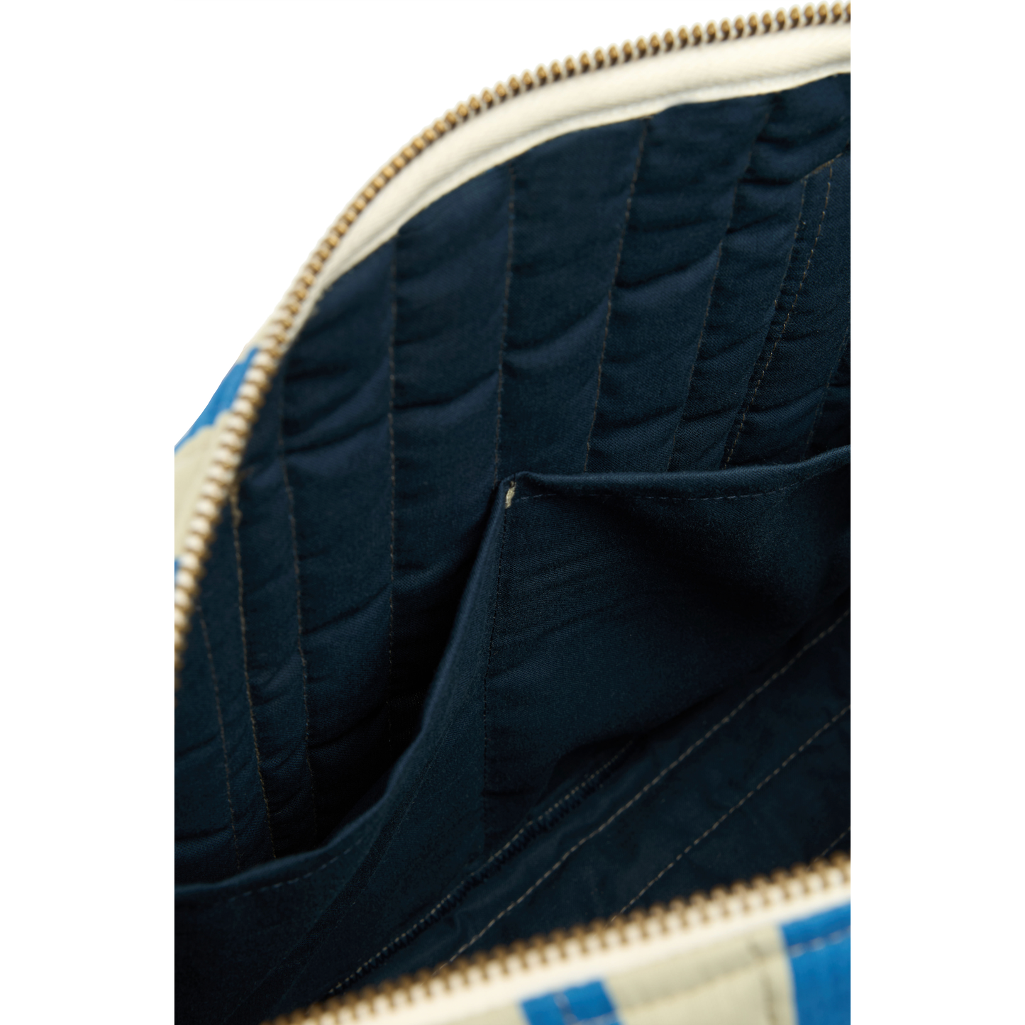 Organizador de cochecito y mini bolso stories limited edition - Green blue stripes