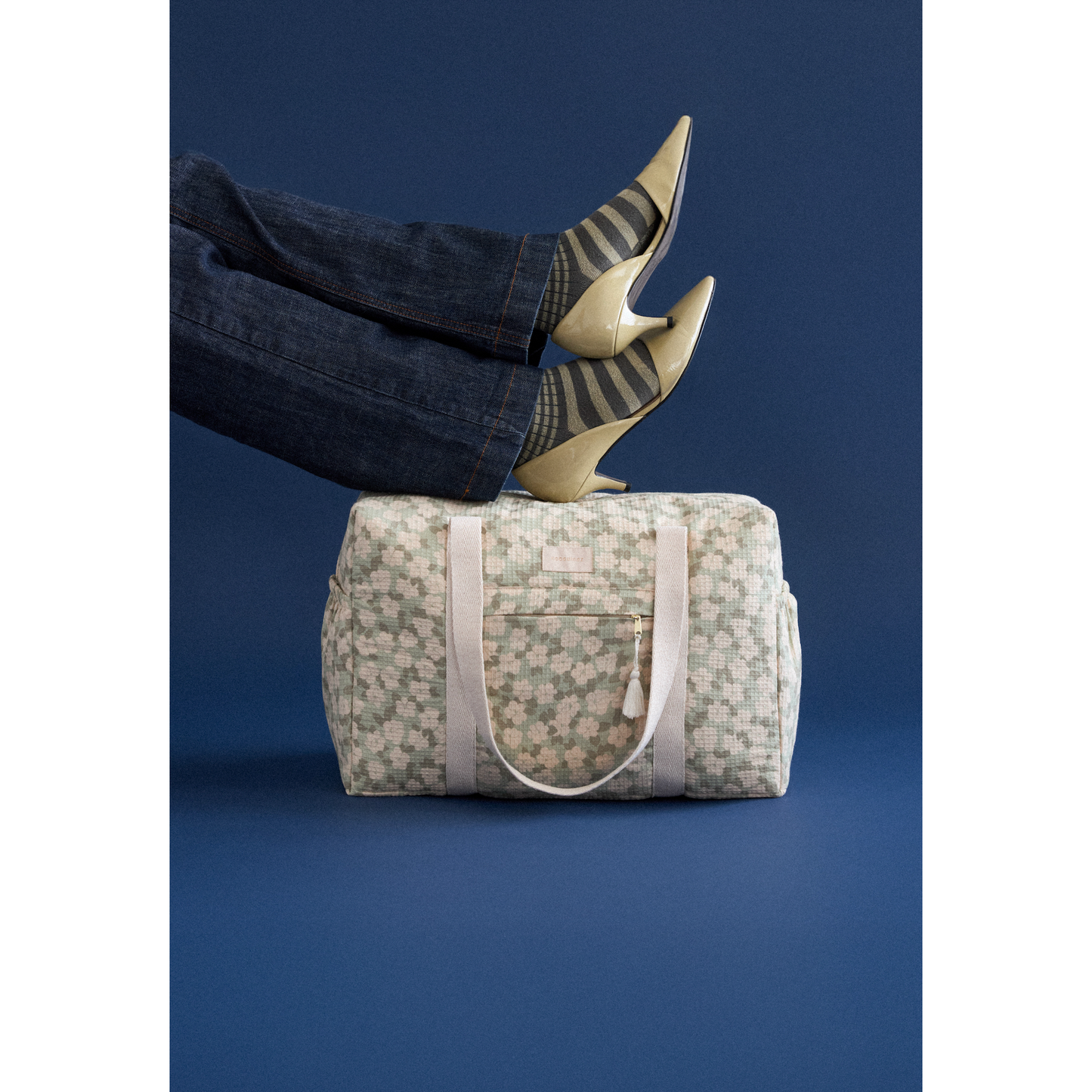 Bolso cambiador impermeable Opera - Green sakura