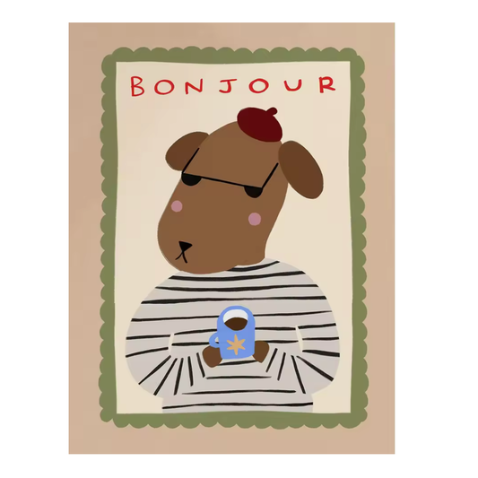 Lámina / poster - Bonjour