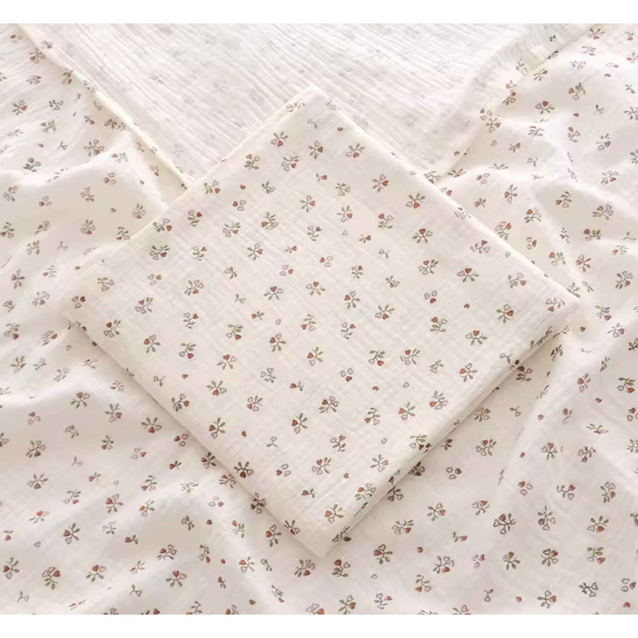 Swaddle / Manta doble capa muselina 100% algodón orgánico - sweet