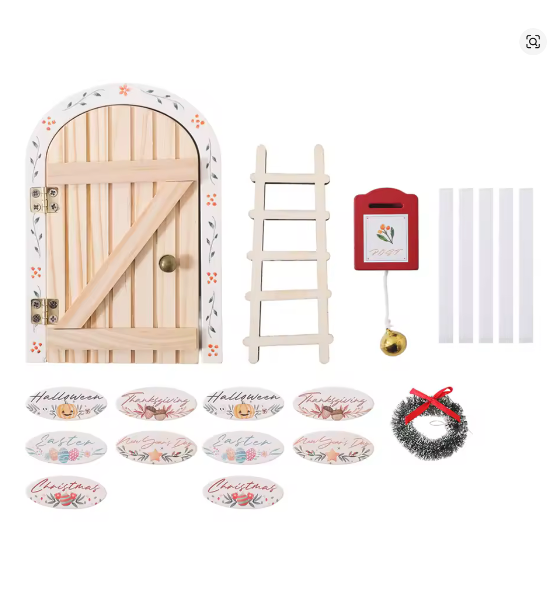 Puerta de madera para ratoncitos - Celebration