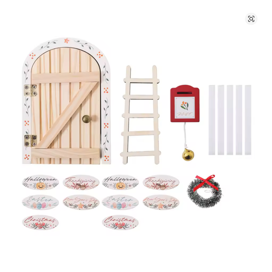 Puerta de madera para ratoncitos - Celebration
