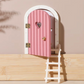 Puerta de madera para ratoncitos - Pink