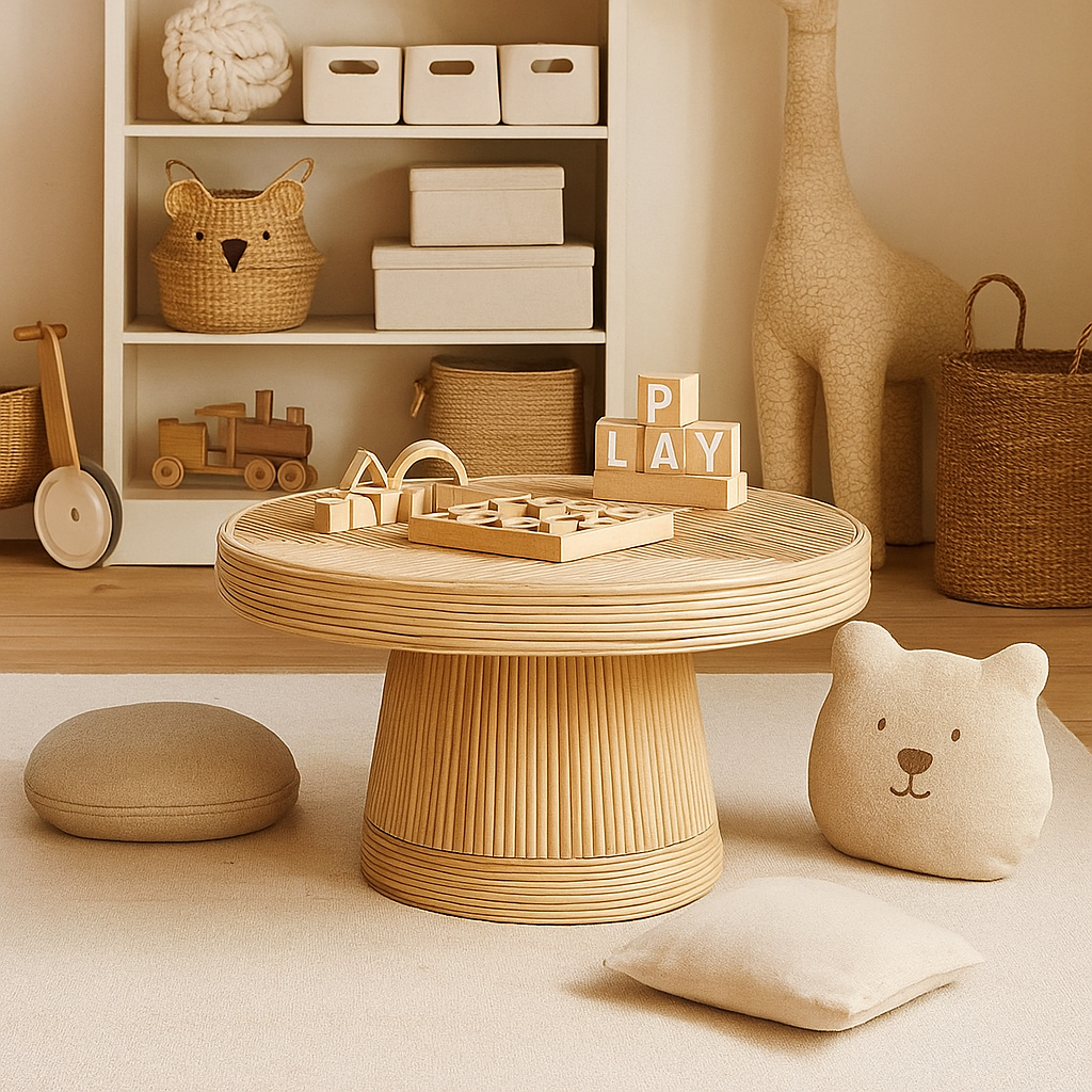 Mesa redonda bambú - Micaela