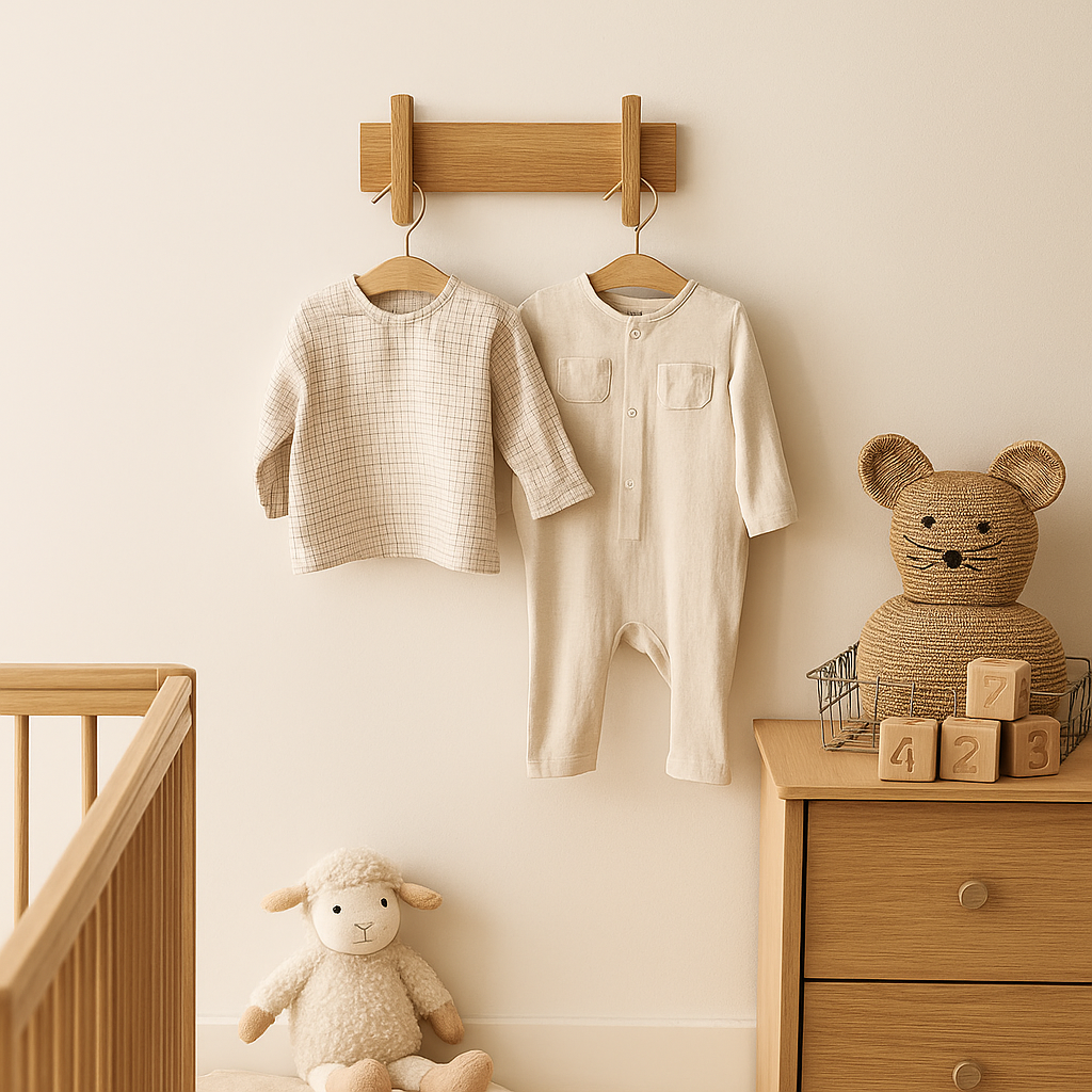 Perchero minimal 2 ganchos