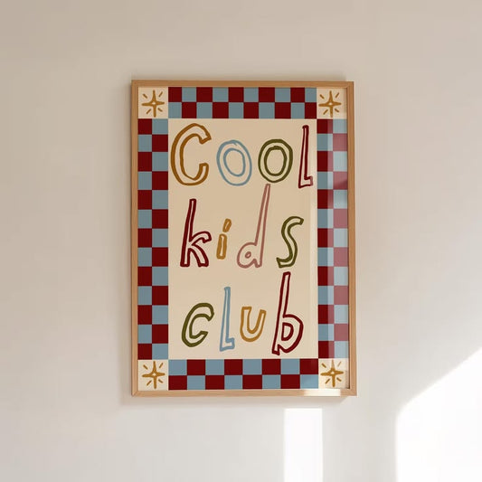Lámina / poster - Cool kids club