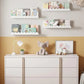 Set de 4 repisas / librero scalloped